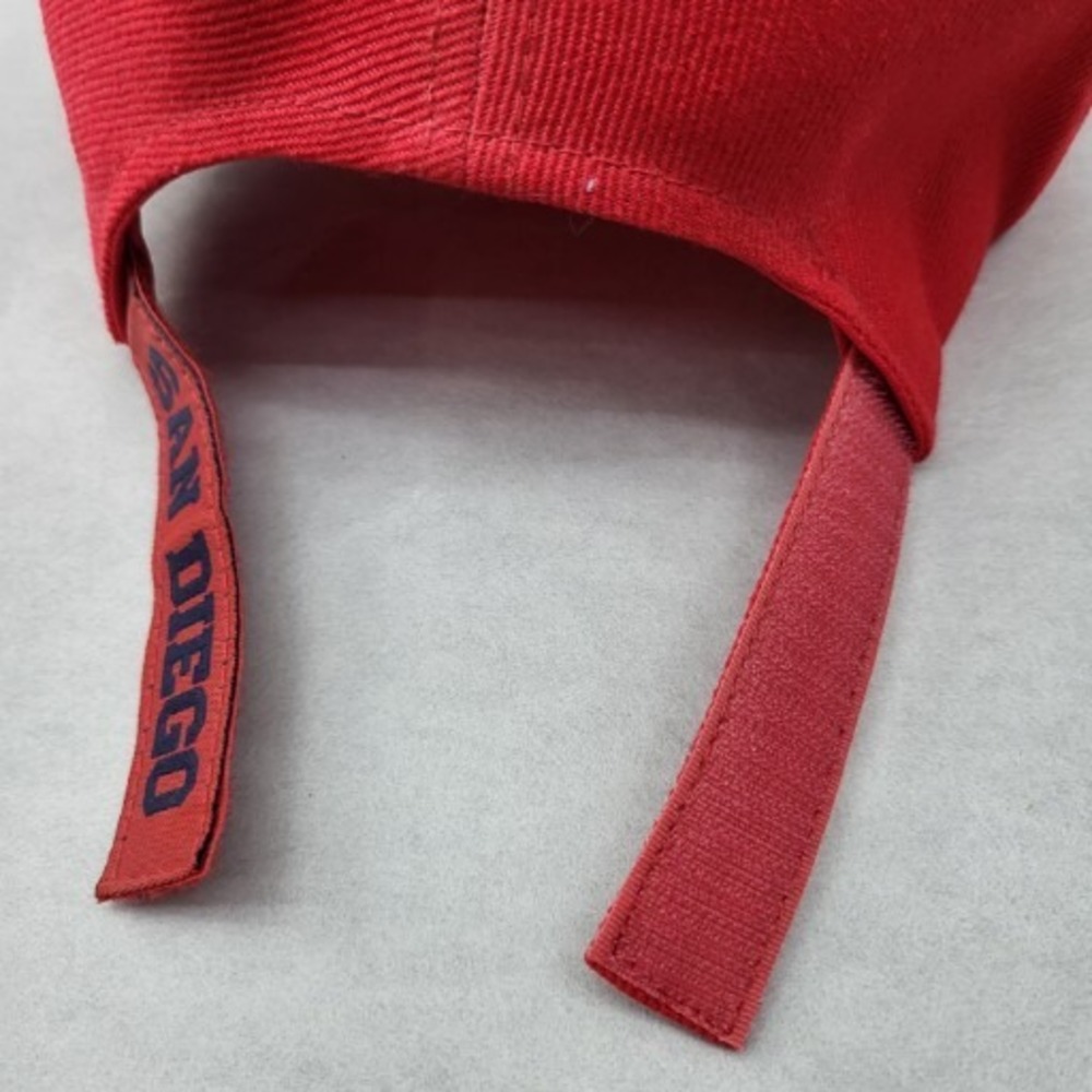 San Diego SD California Hat Strap Back Red Gold Cap Best Vina - Picture 12 of 14